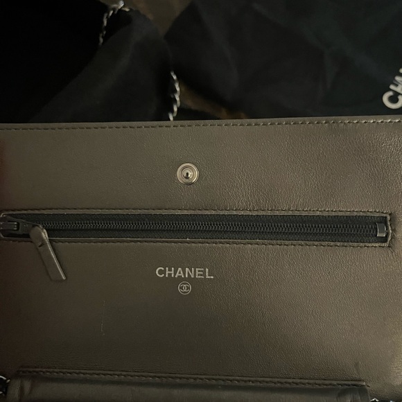 Chanel Wallwt on Chain 45004 Dark Silver - Picture 11 of 13